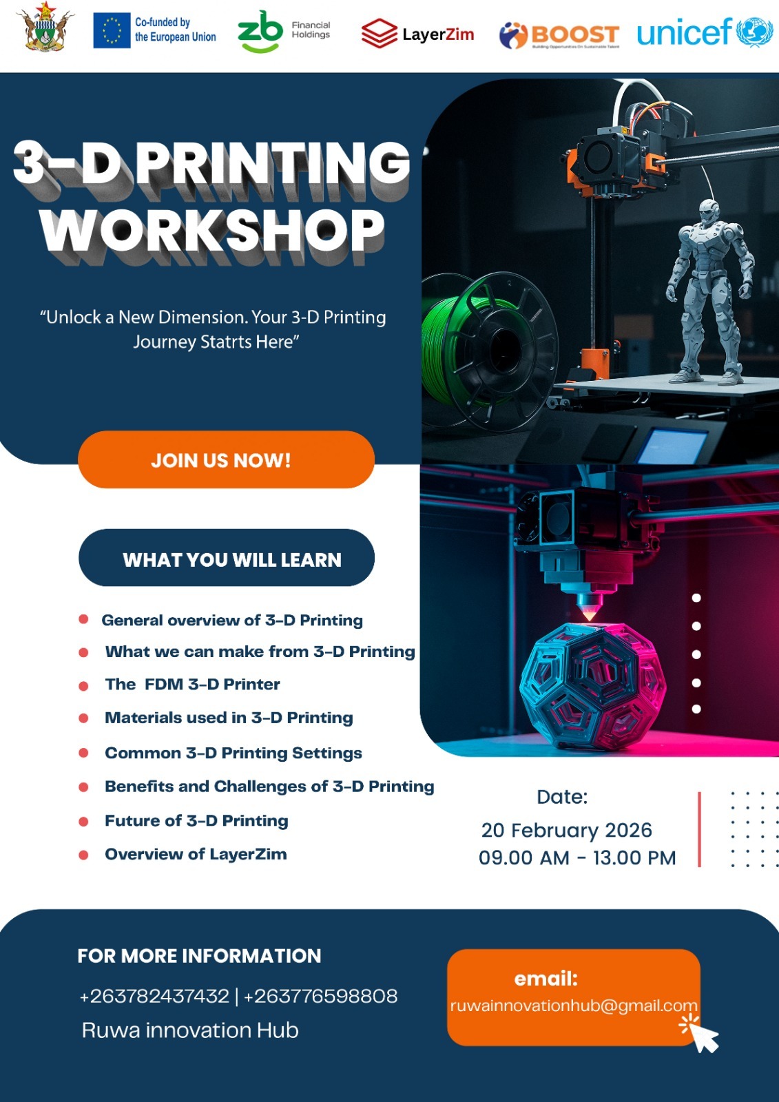 3D PRINTING WORKSHOP